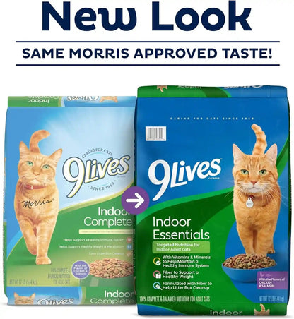 9Lives Indoor Complete Dry Cat Food, 20 Lb. Bag2