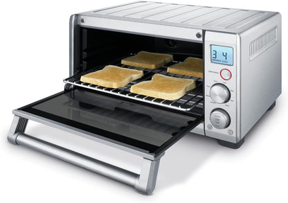 Breville BOV650XL Compact Smart Oven, Brushed Stainless Steel | Evenly Bake, Toast, Broil and More with This Versatile Small Countertop Oven and Toaster Offering 8 Cooking Functions3