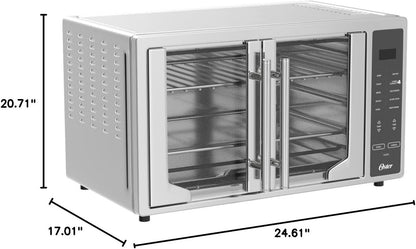 Oster Air Fryer Oven 10-In-1 Countertop Toaster Oven with XL Capacity & French Doors, Stainless Steel8