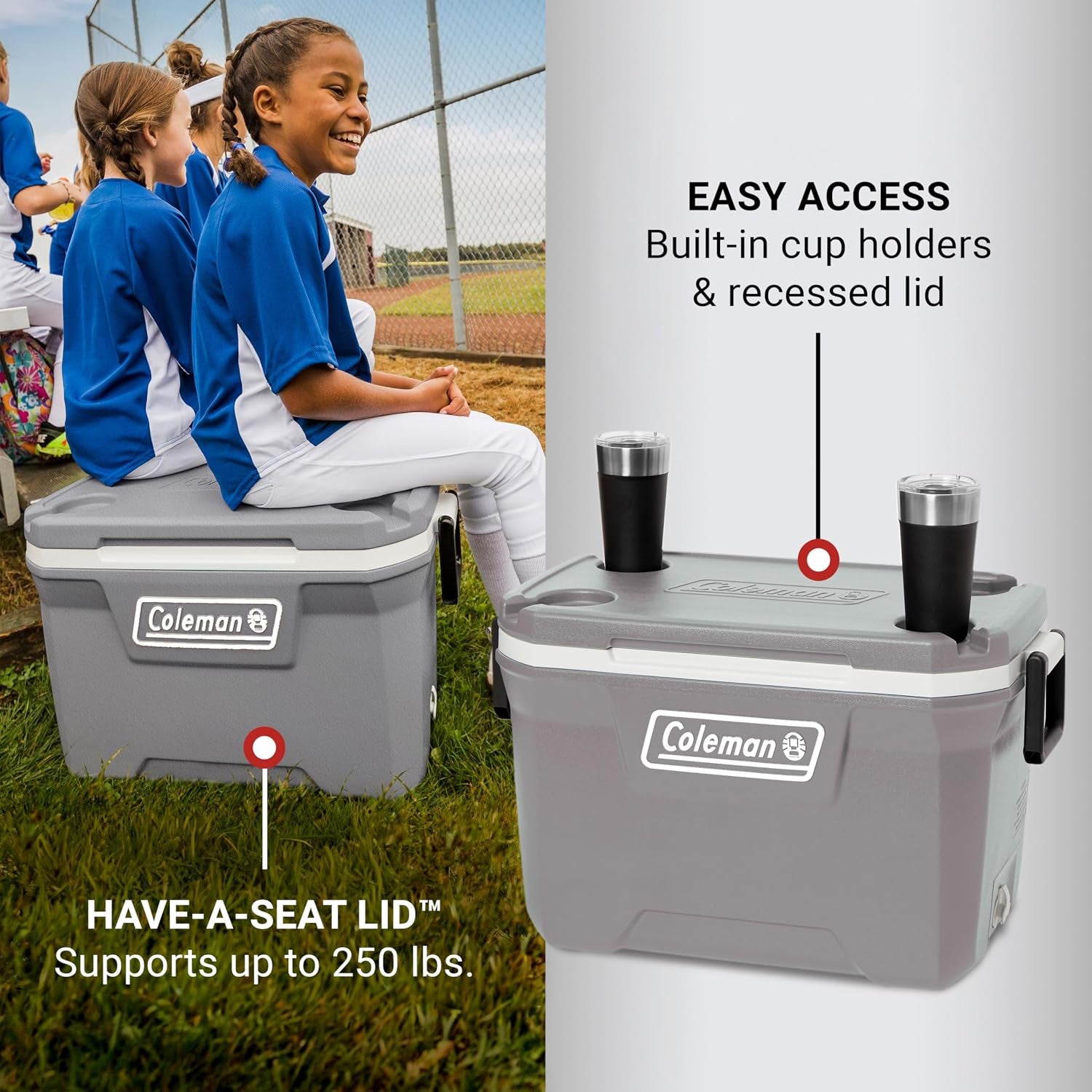 coleman-classic-series-insulated-portable-cooler-leak-resistant-outdoor-hard-cooler-keeps-ice-up-to-5-days-52-70-120-150-quart