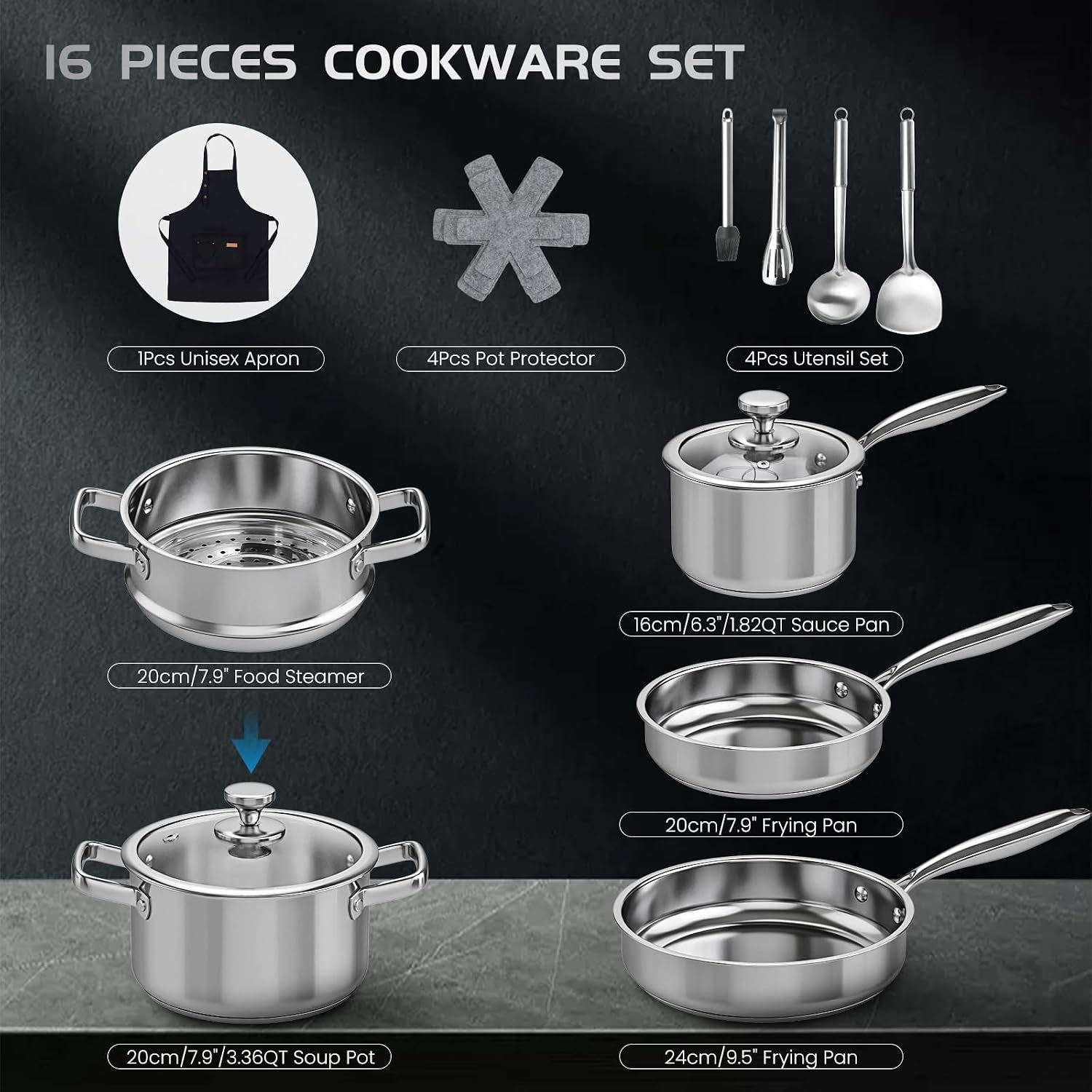 pots-and-pans-set-non-toxic-16pcs-stainless-steel-cookware-set-with-steamer-kitchen-induction-cookware-with-utensil-sets-pot-protectors-and-apron-for-oven-dishwasher-safe