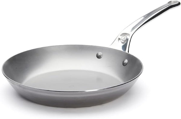 MINERAL B Pro Carbon Steel Fry Pan - 11” Diameter, 8.3” Cooking Surface - Ideal for Searing, Sauteing & Reheating - Naturally Non-Stick Finish - Made in France1