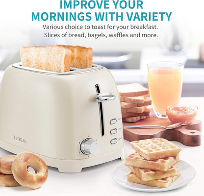 Toaster 2 Slice with Extra-Wide Slot for Toasting Bagels, Breads, Waffles & More, Stainless Steel Material with Removable Crumb Tray, 6 Browning Settings7