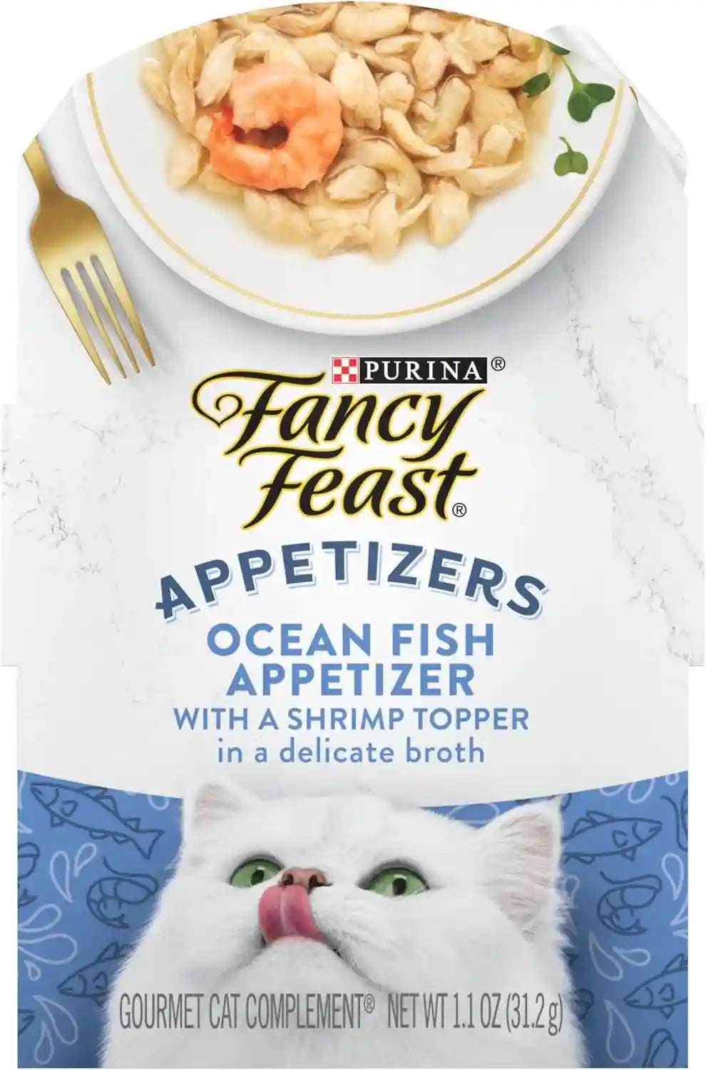 purina-fancy-feast-lickable-appetizers-grain-free-wet-cat-food-topper-ocean-fish-appetizer-with-a-shrimp-cat-food-topper-pack-of-10-1-1-oz-trays