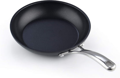 Classic 8 Inch Hard Anodized Nonstick Frying Pan | Ceramic Non Stick Skillet, Easy Clean Egg Omelette Pan, Even Heating for Gas Electric Stoves, Oven Safe, Black1