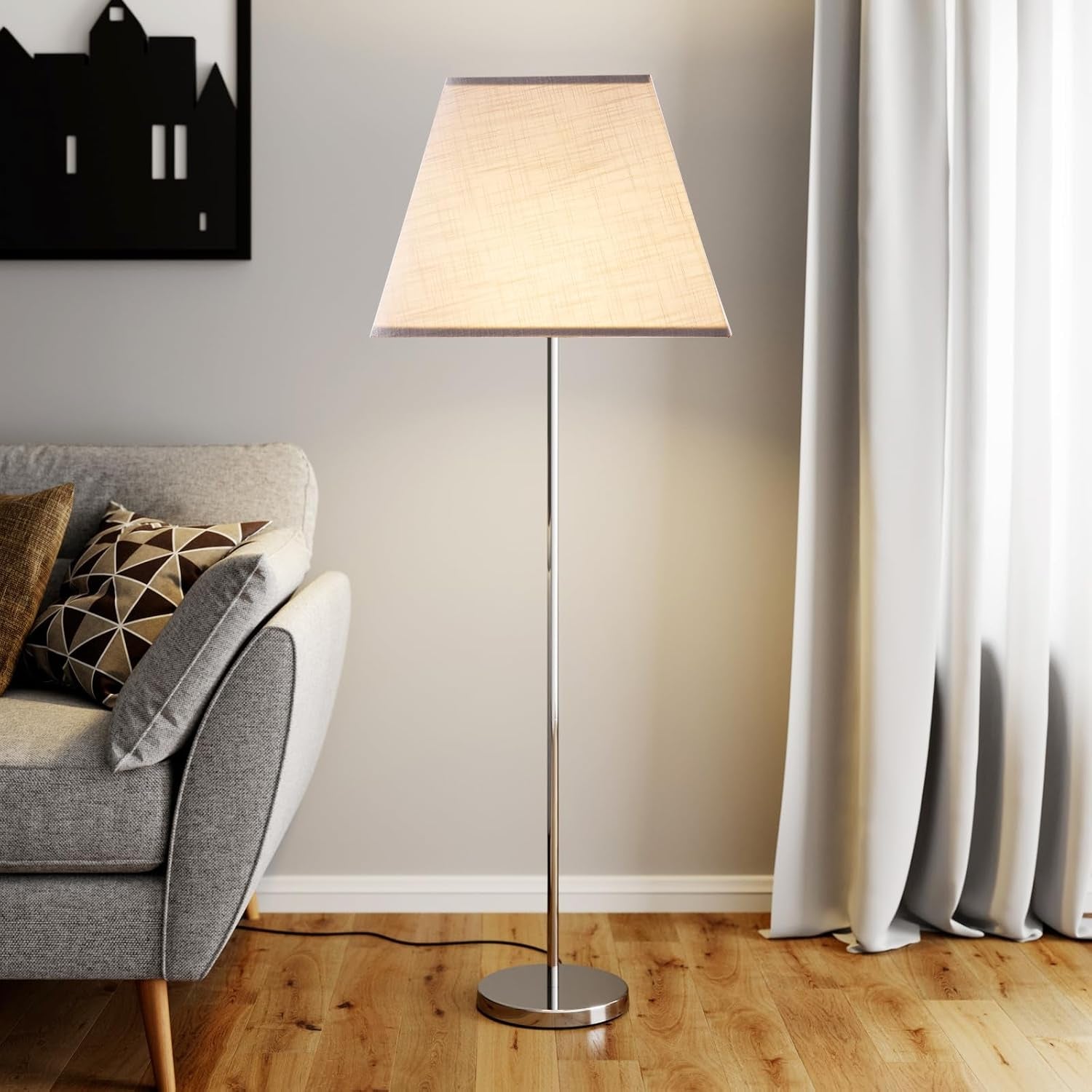 white-lamp-shade-8x8top-13x13bottom-10-height-square-lampshade-replacement-lamp-shade-natural-linen-hand-crafted-for-table-lamps-floor-lamps-pendent-light-assembly-required