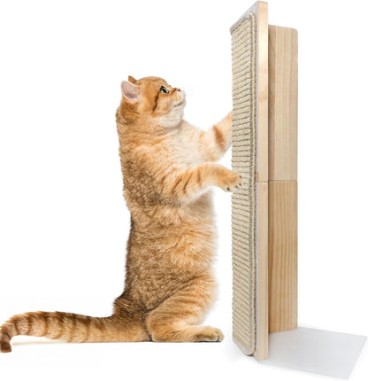 Couch Corner Scratching Post W/Replaceable Scratch Pad - Stylish Indoor Cat Scratcher - Cat Scratching Board Furniture Protector- Scratch Post for Feline Fun & Satisfaction1