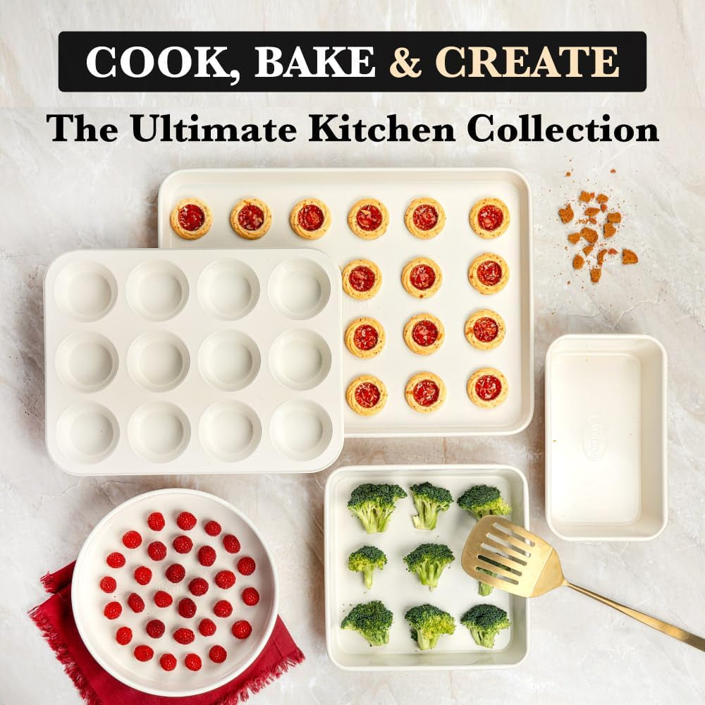 hammered-15pcs-ceramic-cookware-set-nonstick-induction-pots-and-pans-set-non-stick-with-bakeware-set-steamer-for-cooking-non-toxic-pfoa-pfos-free-oven-dishwasher-safe-cream-white
