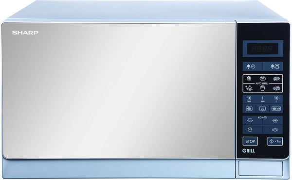 R-75MT(S) 900-Watt Microwave Oven with Grill, 220-Volt (Not for USA), 25-Liter, Silver1