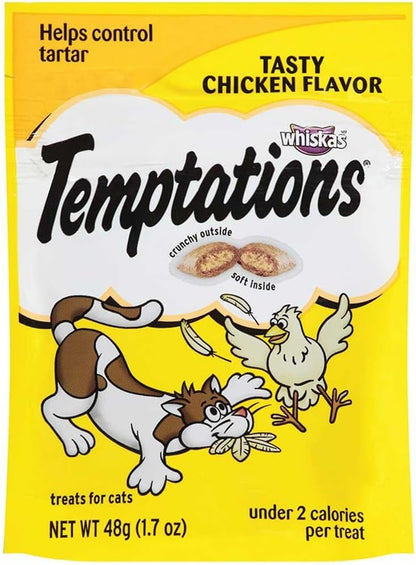Temptations Classic Treats for Cats Tasty Chicken Flavor 1 Ounce1