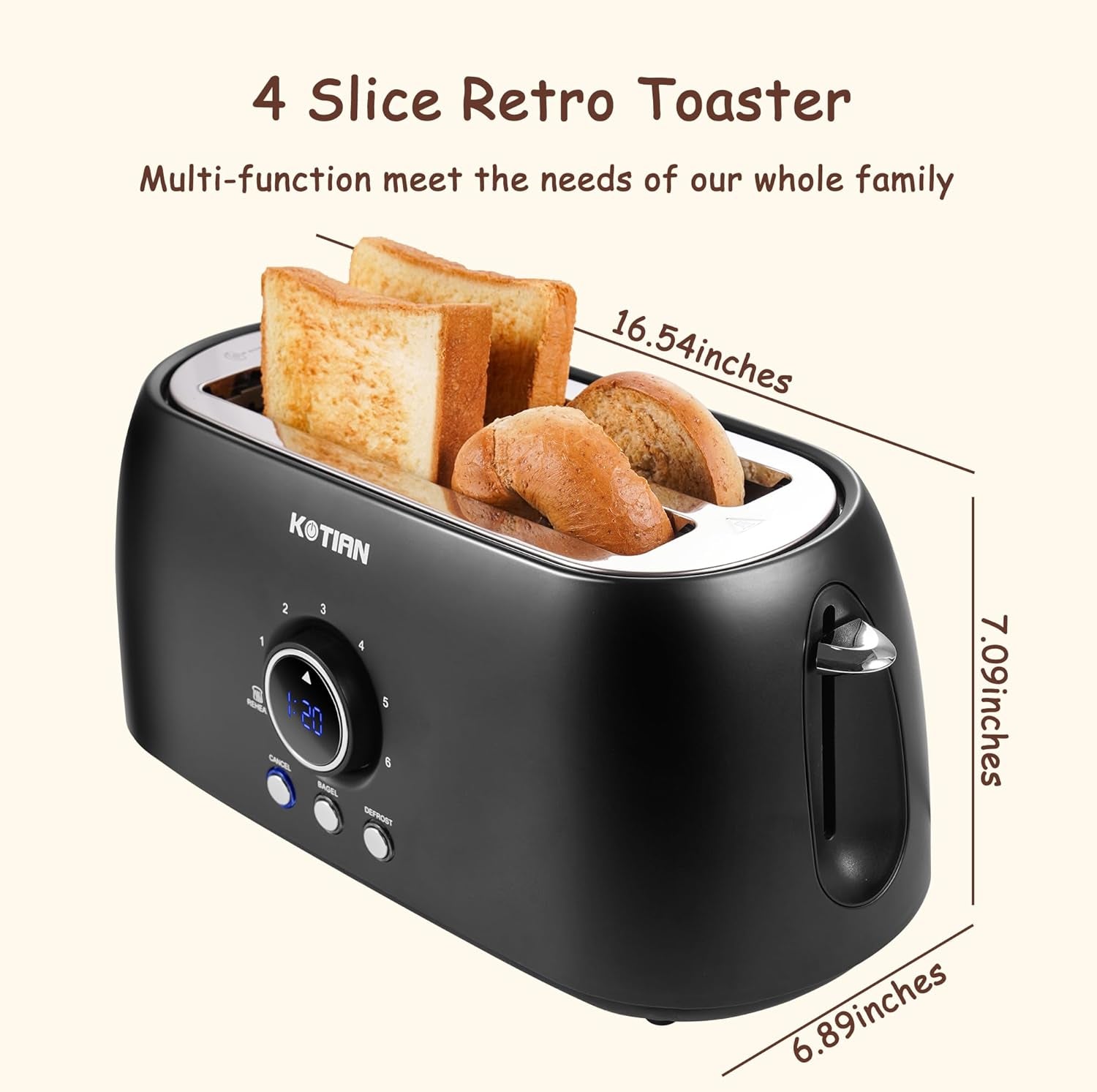 toaster-4-slice-retro-long-slot-toasters-with-countdown-timer-stainless-steel-toaster-bagel-defrost-reheat-cancel-functions-extra-wide-slots-6-toast-settings-removable-crumbs-tray-matte-black