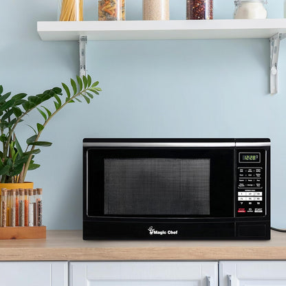 1.6 Cu. Ft. Countertop Microwave in Black | 1.6-Cu. Ft. Countertop Microwave Oven, Black, 1100W, Push-Button Door7