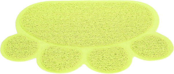 Cat Litter Tray, PVC Dog Mat Antislip Shape Pet Puppy Non Slip Box Liners Feeding Bowl Placemat Supplies for Cats and Dogs (Claw Shape)1