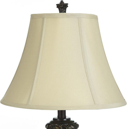L3-1123DS 28.5 Inch One Light Table Lamp, Brown Finish with Taupe Fabric Shade4