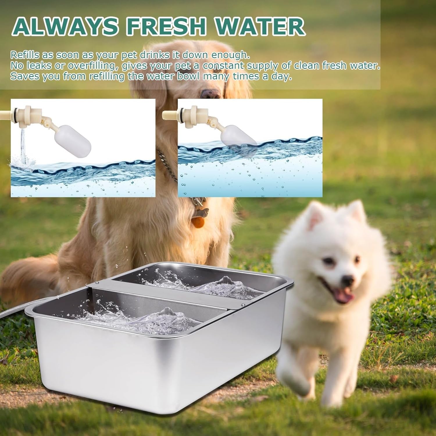 6-gal-automatic-dog-water-bowl-dispenser-stainless-steel-dog-waterer-for-large-breed-dogs-outdoor-extra-large-bowl-for-cats-pets-livestock-chicken