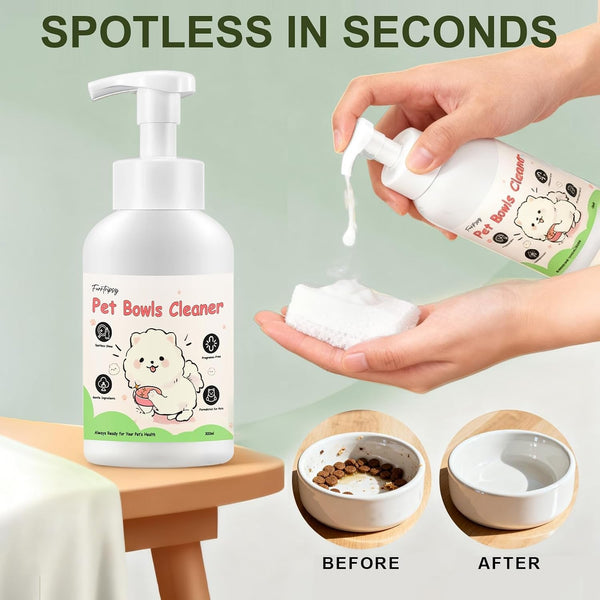 Pet Bowl Cleaner Mousse-Pet Safe Ingredients,Essential Techniques for Water and Food Bowl Hygiene-Dog Cat Wash Mousse Fragrance-Free5