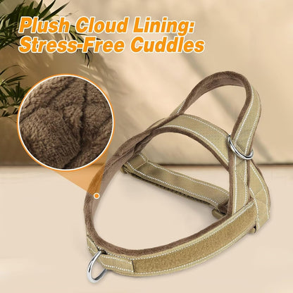 Forestpaw No Pull Dog Harness with Large Handle,Comfortable,L,Brown | Adjustable Fits Chest 26-31",50-80 Lbs,Slip On,Quick Release,Easy Control,Soft Padded,For Medium Large Dogs Walking Training7