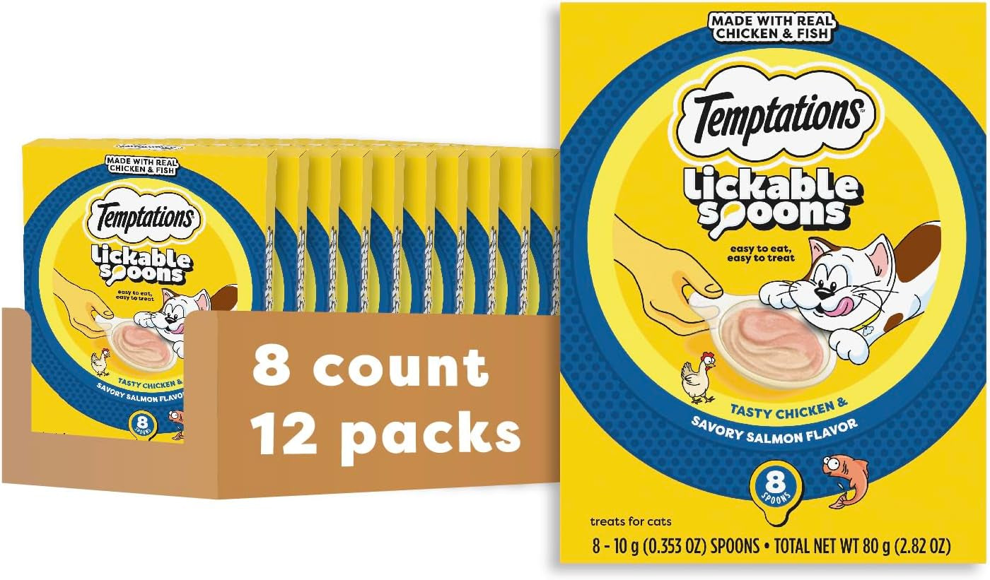 temptations-lickable-spoons-wet-cat-treats-variety-pack-24-count-two-irresistible-flavors-per-spoon-mess-free-creamy-puree-hand-feed-for-bonding-use-as-treat-or-food-topper-adult-cats
