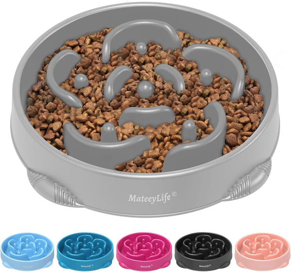 Mateeylife 2-Pack Slow Feeder Dog Bowls, 2 Cups, Dog Puzzle Feeder Bowl | Food-Contact Safe, Dishwasher Safe, Non-Slip Base, Maze Design, for Fast Eaters, for Dogs and Cats, Daily Mealtimes16