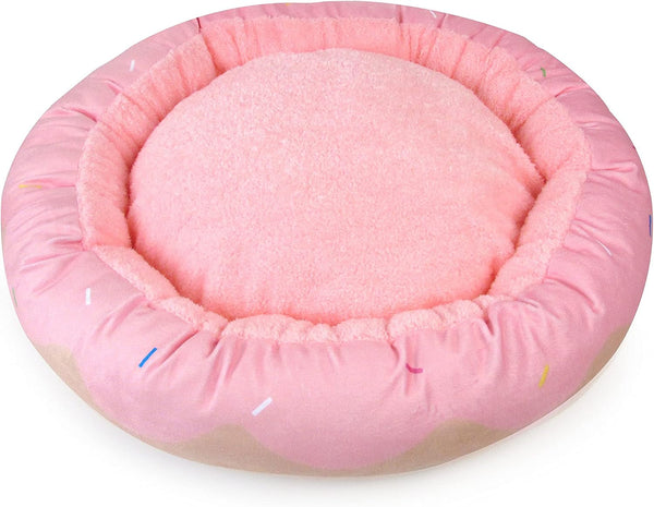 TONBO Soft Plush Small Cute and Cozy Nature Dog Cat Bed, Washer and Dryer Friendly (Sunflower)17