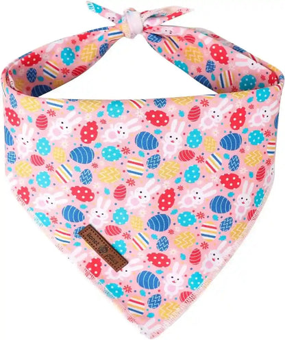Lionet Paws Dog Bandana for Small Medium Large Dogs, Cat Kerchief Blue DOIT, Triangle Bibs Scarf for Girl or Boy40
