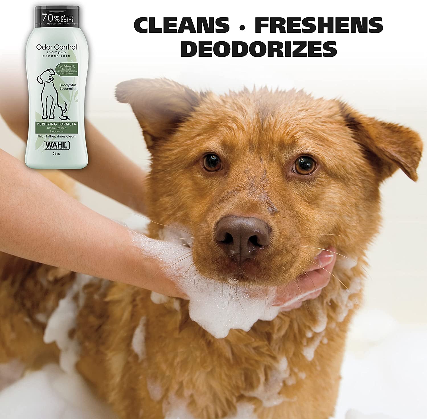 wahl-usa-odor-control-shampoo-for-dogs-pets-eucalyptus-spearmint-animal-deodorizer-for-cleaning-freshening-24-oz-model-820003a