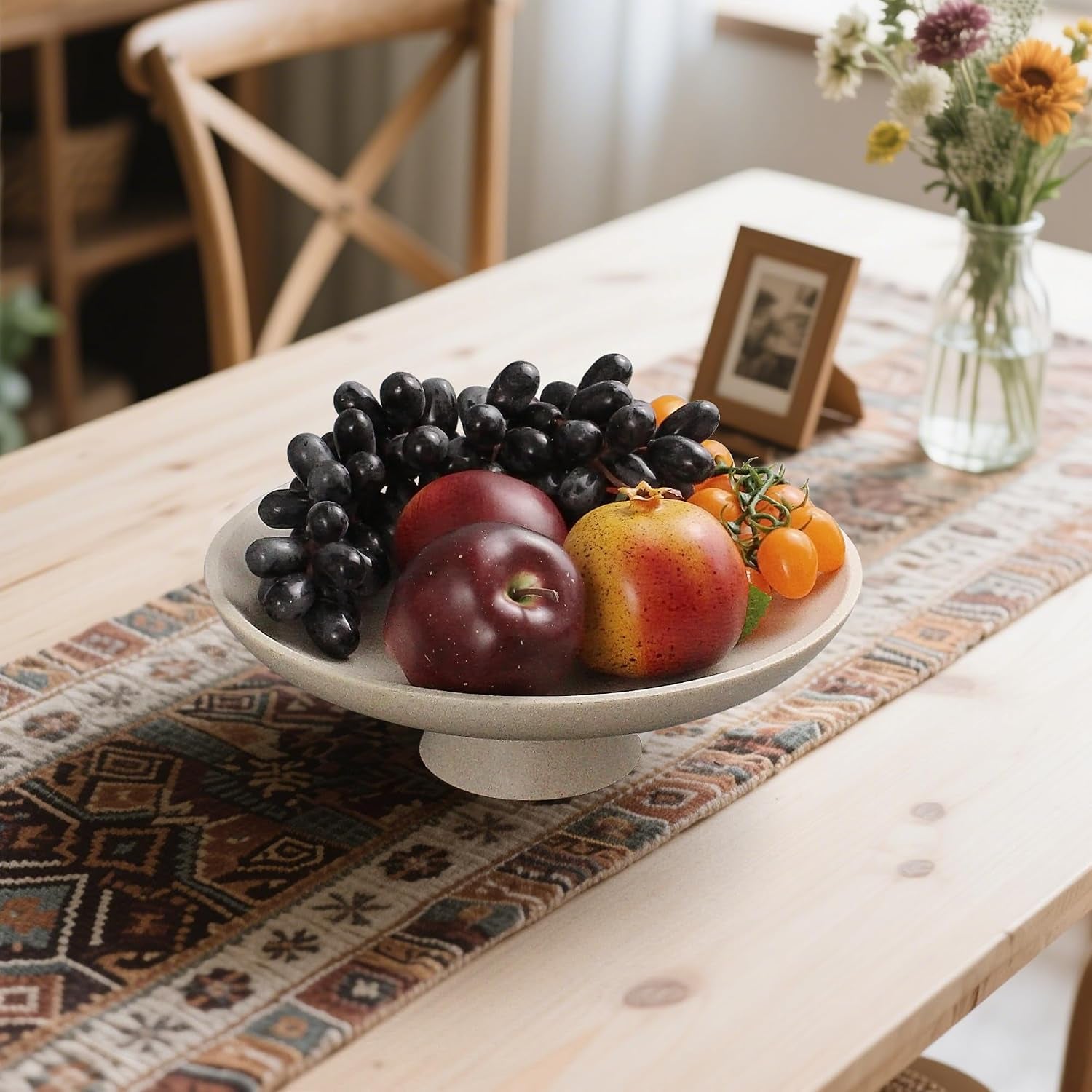 modern-pedestal-decorative-bowl-large-resin-fruit-bowl-beige-style-it-on-kitchen-counters-coffee-tables-or-entryway-tables-use-for-fruit-display-key-storage-or-home-decor-accents