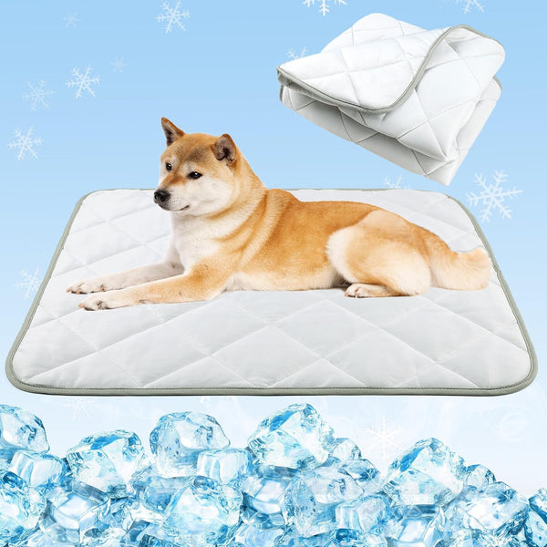Dog Cooling Mat, Cat Self Cool Ice Pads,Lightweight Pet Cooling Pad Blanket Bed Cover,Puppies Summer Cool Tech Fabric,Washable Dog Sleeping Mat for Home & Outdoor,Keep Cool for Pets8