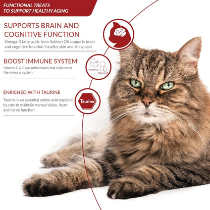 INABA Churu Senior Lickable Cat Treats, Chicken Variety, 20Ct | Senior 10+ Support, Brain Support, Immune Support, 90% Moisture, 7 Calories, Grain-Free, 20 X 0.5 Oz Tubes7
