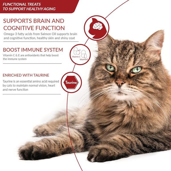 INABA Churu Senior Lickable Cat Treats, Chicken Variety, 20Ct | Senior 10+ Support, Brain Support, Immune Support, 90% Moisture, 7 Calories, Grain-Free, 20 X 0.5 Oz Tubes7