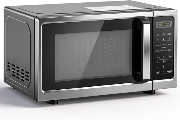 0.7 Cu. Ft Countertop Microwave Ovens, Microwave Oven 700 Watts with LED Lighting,Turntable and Child Lock,Compact Microwave Perfect for Apartments and Dorms,Easy Clean Interior, Black1