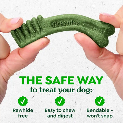 Greenies Teenie Original Natural Dental Dog Treats, Chicken, 43 Count | Clinically-Proven, Veterinarian-Recommended, 47% Less Tartar & 40% Less Plaque in 28 Days, for Dogs 5-15 Lbs, 12 Oz. Pack8