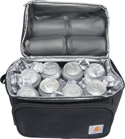 Carhartt Camping Cooler, Worksite Lunch Box, Soft Shell Lunch Bag for Construction Sites, Work and Everyday Use, Black4