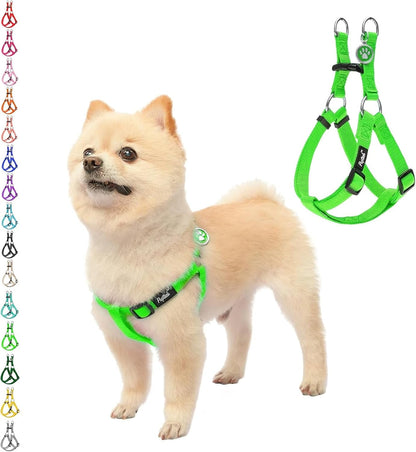 PUPTECK No Pull Dog Harness Soft Adjustable Basic Nylon Step in Puppy Vest Outdoor Walking with ID Tag18