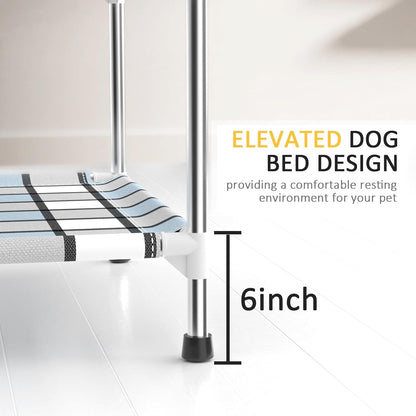 Bedside Dog Bunk Bed with Guardrail, 2 Layers Window Perch Sleeper Dogs Cot | 2-Tier Bedside Sleeper with 3-Fence, Double Elevated Human Dog Bed for Multi-Pet Households, Medium4