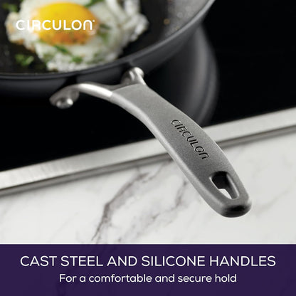 A1 Series with Scratchdefense Technology Nonstick Induction Frying Pan/Skillet, 12 Inch, Graphite6