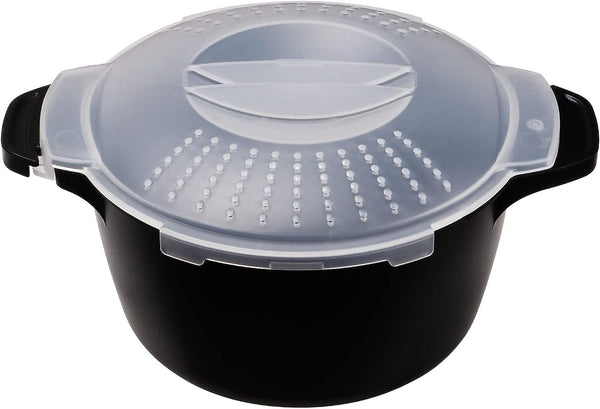 Professional Small Micro Cookware 1 Quart, Microwave Steamer for Vegetables, Microwave Cooker - BPA Free, Dishwasher Safe1
