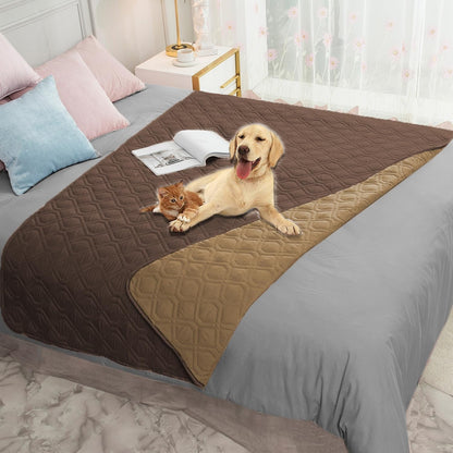 Ameritex Waterproof Dog Bed Cover Pet Blanket for Furniture Bed Couch Sofa Reversible8