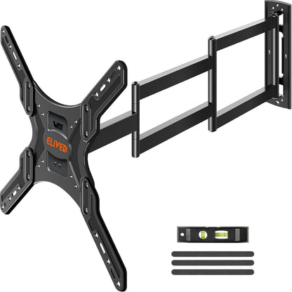 Long Arm TV Wall Mount for 26-65" Tvs, Max VESA 400X400, 77 Lbs Load | 37.4In Long Extension, Full Motion Swivel & Tilt, Durable Wall Bracket for Household Flat Screen Tvs1