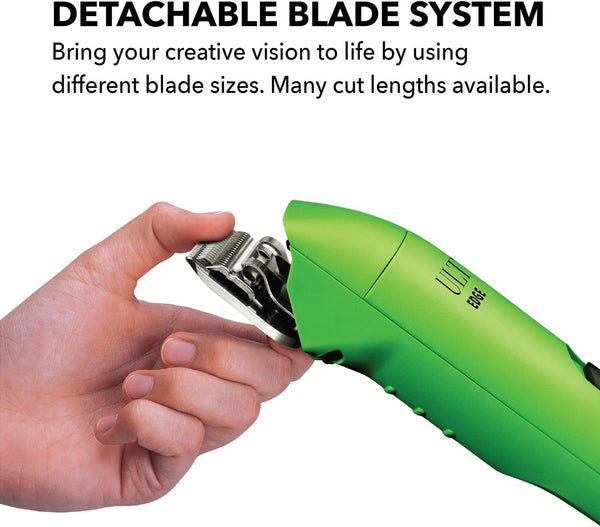 Andis Professional Ultraedge Super 2-Speed Detachable Blade Dog/Pet Clipper | Rotary Motor with Shatter-Proof Housing, Runs Calm & Silent, 14-Inch Cord, for All Dog Coats & Breeds, 120 Volts, Green7