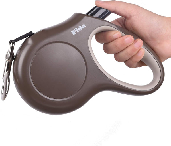 Fida Retractable Dog Leash, 16 Ft Dog Walking Leash for Small Dogs up to 26 Lbs, 360° Tangle Free, Black24