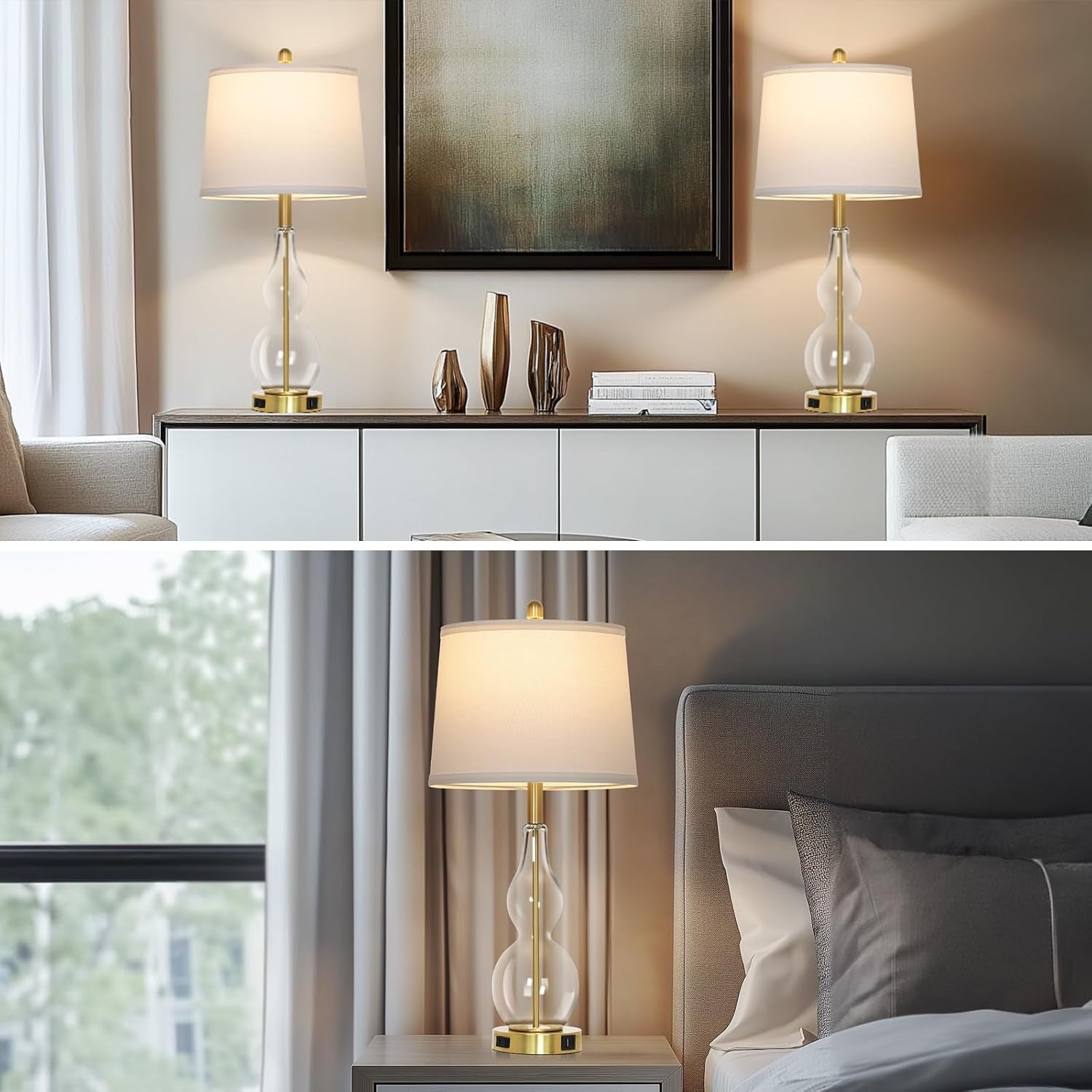 27-5-clear-glass-table-lamp-set-of-2-3-way-dimmable-touch-control-bedside-lamps-with-usb-ports-and-ac-outlet-modern-nightstand-lamps-gold-lamp-for-bedroom-living-room