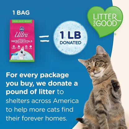 Ultra Micro Crystals Cat Litter - 99.9% Dust Free, Soft on Paws, Fragrance Free - 5 Lbs.8
