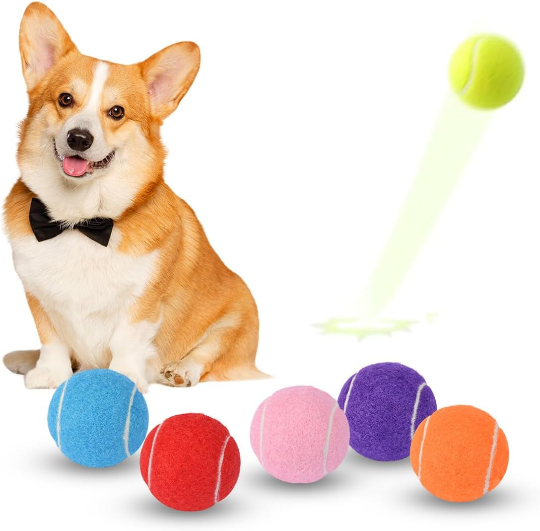 ziyize-mini-tennis-balls-6-pack-2-inch-dog-tennis-balls-easy-catching-pet-playing-ball-for-2-inch-dog-ball-launcher