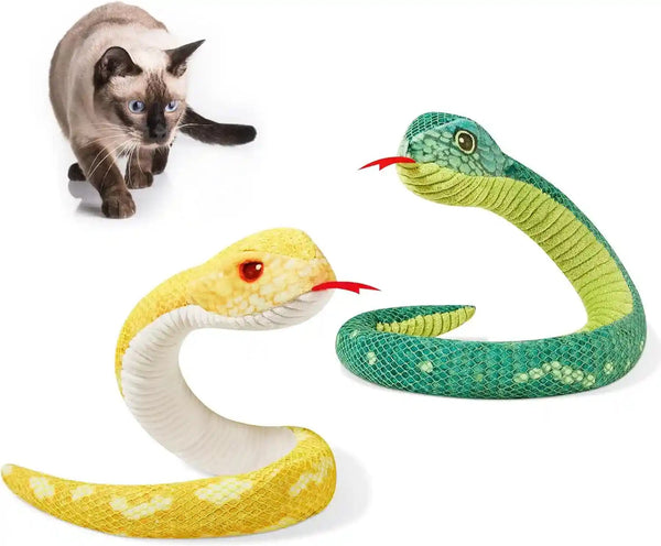 Potaroma Cat Toys Realistic Snake Catnip Crinkly Sound Toy 2 Pcs for Halloween, Mesh Fabric for Teeth Cleaning, Interactive Kicker Toys for Indoor Kitten Exercise 20 Inches | Mesh Fabric for Teeth Cleaning, Interactive Kicker Toys for Indoor Kitten Exercise 20 Inches1