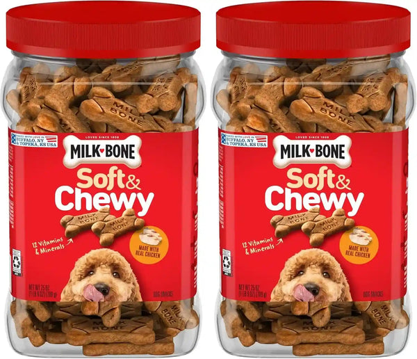 Milk-Bone Soft & Chewy Mini'S Dog Training Treats, 18 Oz Canister | Made with Real Chicken Breast, Small Dog Treats for Training and Rewarding, 18% Protein, Fortified with Vitamins and Minerals17