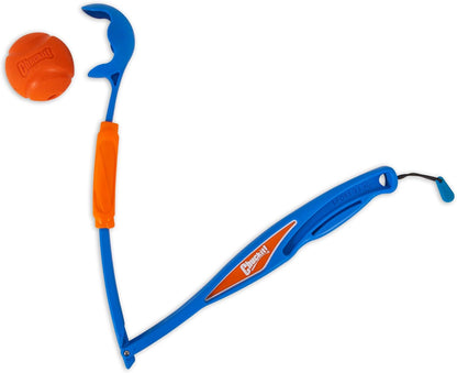 Chuckit! Fetch & Fold Mini 18M Dog Ball Launcher - 18" Long Handle Compatible with Medium 2.5" Ball (Included), for Medium Pets 20 to 60 Lbs3