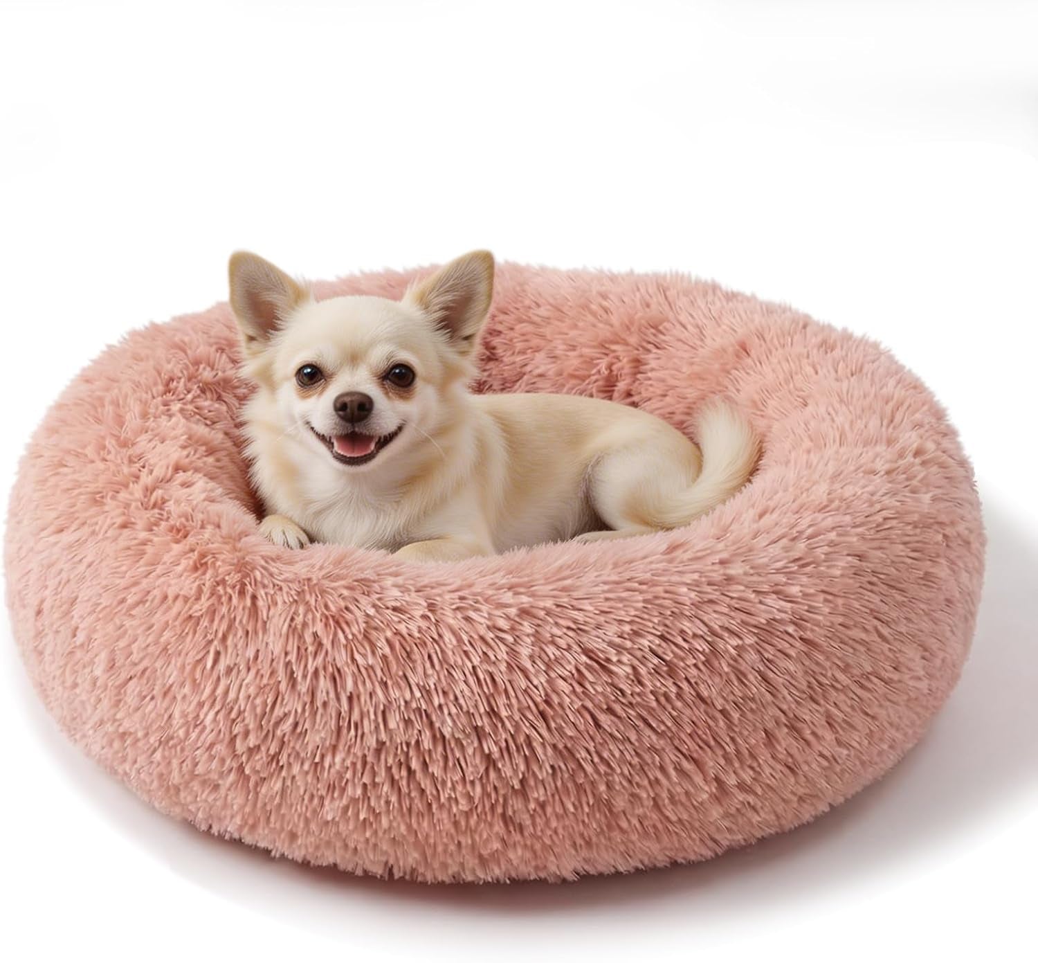 small-calming-dogs-bed-for-small-dogs-anti-anxiety-machine-washable-fluffy-luxury-anti-slip-waterproof-mute-base-warming-cozy-soft-pet-puppy-round-bed