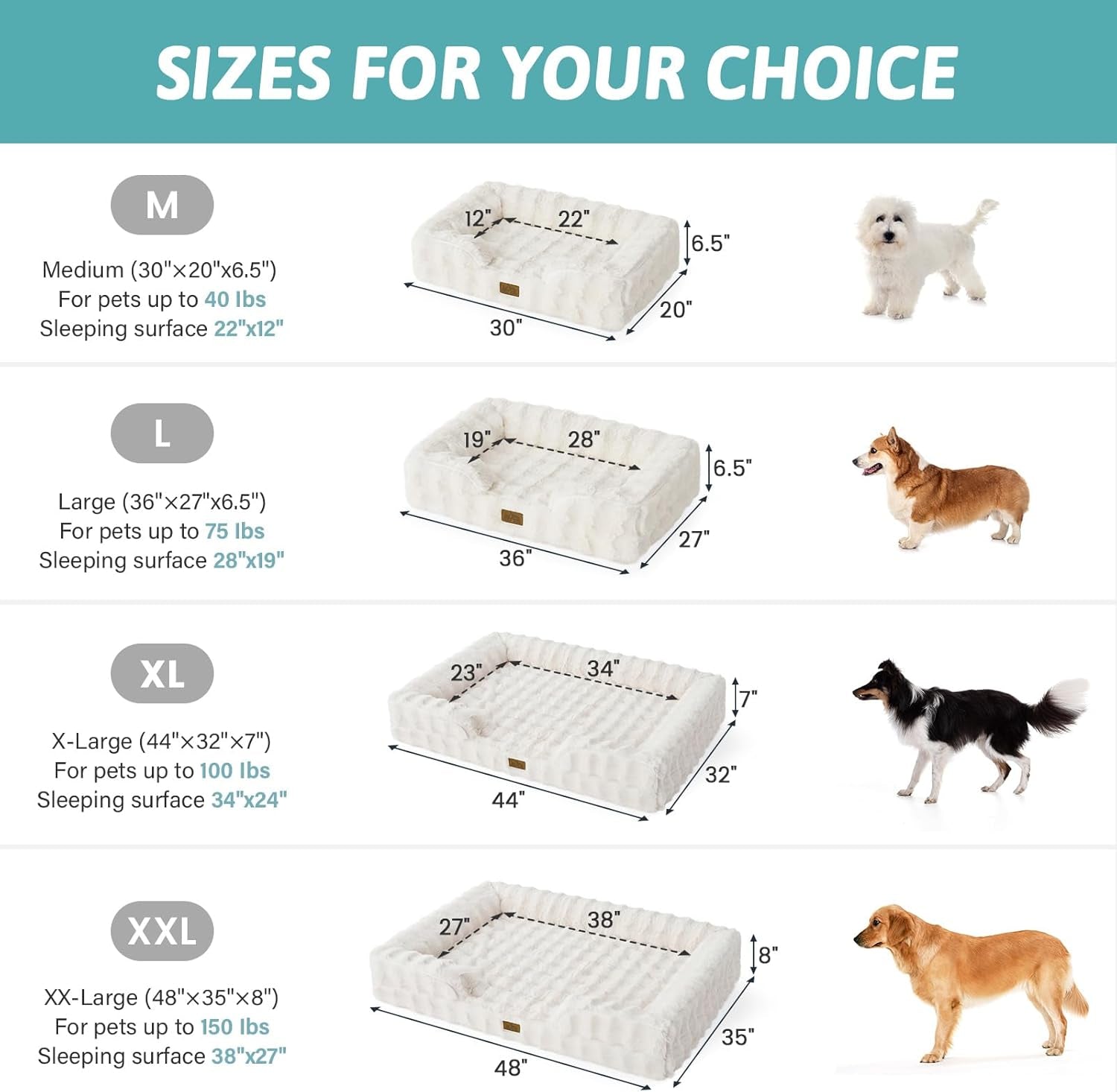 cozy-kiss-orthopedic-dog-bed-for-extra-large-dog-44x32-inch-xl-faux-fur-pet-sofa-bolster-foam-bed-with-sides-non-slip-and-egg-crate-big-dog-couch-bed-with-washable-removable-cover-beige