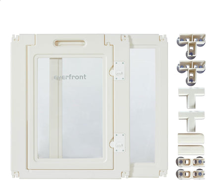 EVERFRONT Clear Acrylic Dog Playpen - Clear Dog Play Pen - Easy Assemble Acrylic Dog Playpen - Puppy Playpen, Cat Playpen, Small Animal Playpen, Dog Play Pen Indoors (24", 10 Panels)13